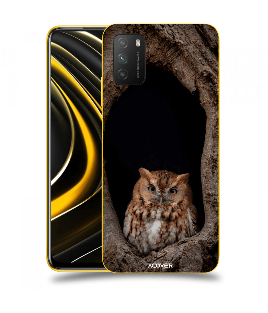 ACOVER Kryt na mobil Xiaomi Poco M3 s motivem Owl