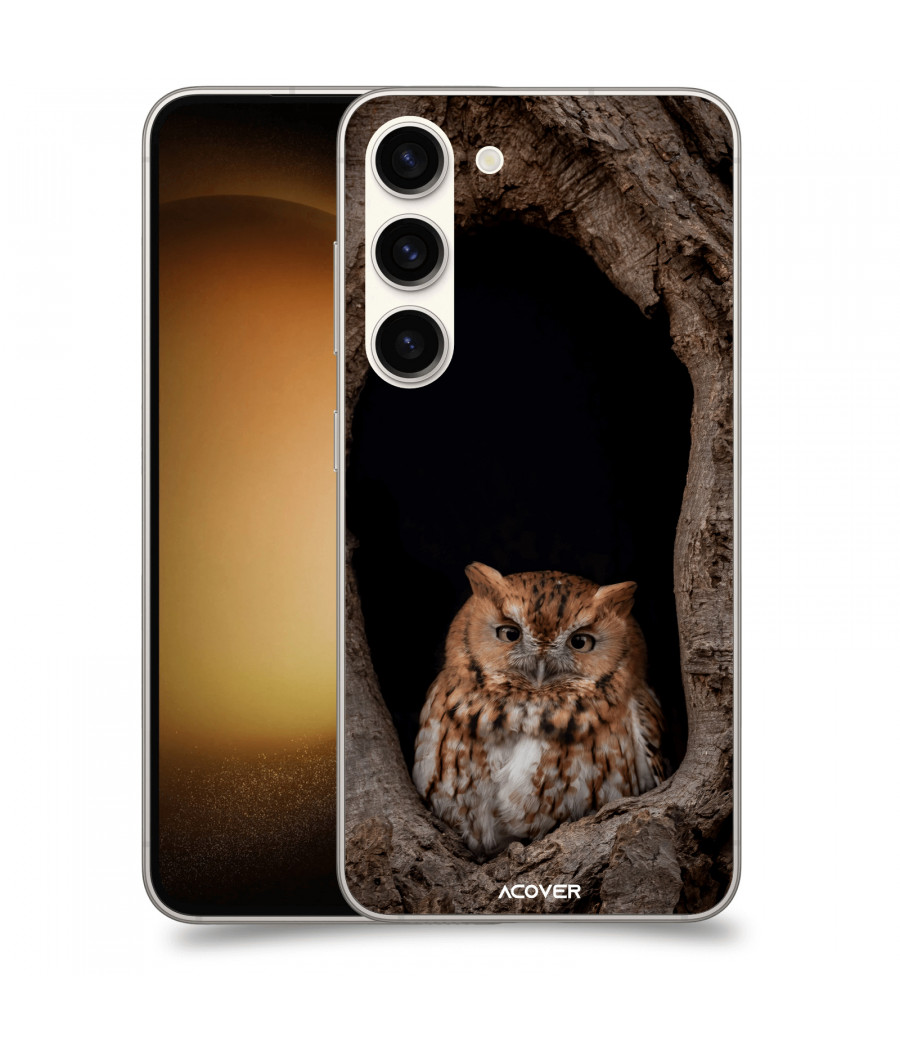 ACOVER Kryt na mobil Samsung Galaxy S23 5G s motivem Owl