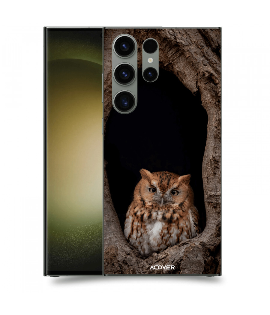 ACOVER Kryt na mobil Samsung Galaxy S23 Ultra 5G s motivem Owl