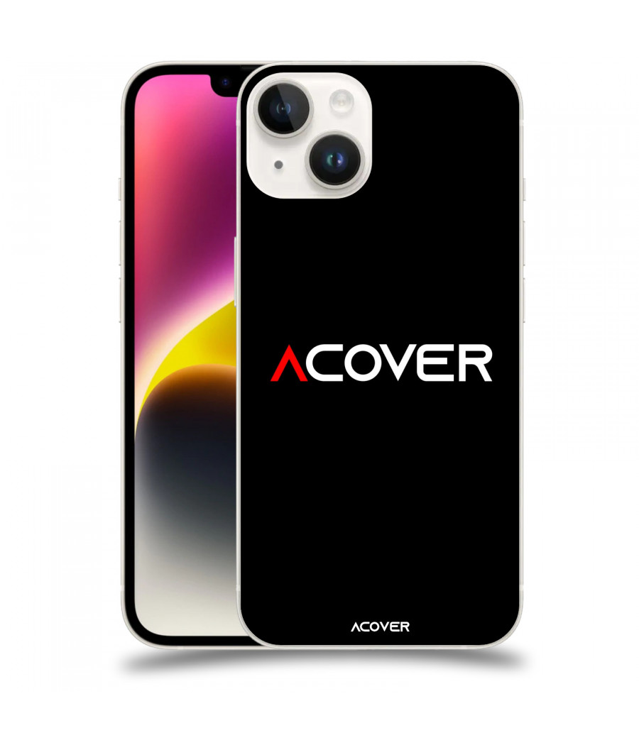 ACOVER Kryt na mobil Apple iPhone 14 s motivem ACOVER black