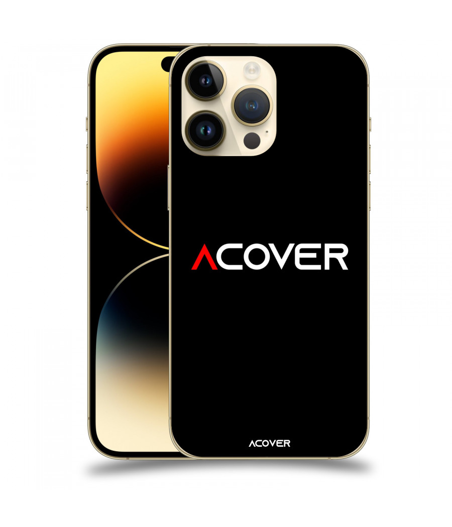 ACOVER Kryt na mobil Apple iPhone 14 Pro Max s motivem ACOVER black