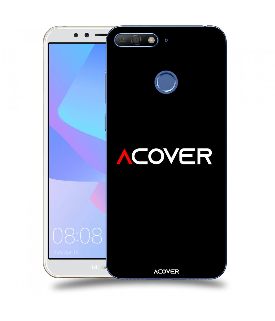 ACOVER Kryt na mobil Huawei Y6 Prime 2018 s motivem ACOVER black