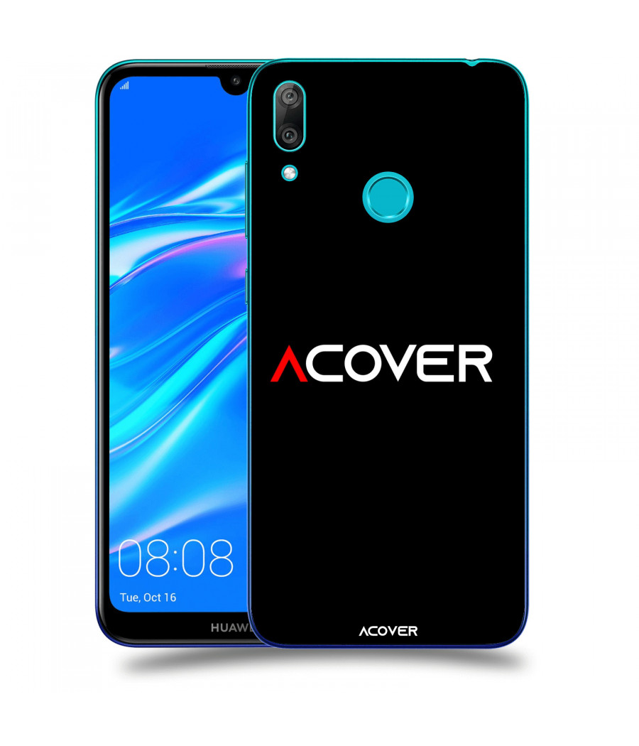 ACOVER Kryt na mobil Huawei Y7 2019 s motivem ACOVER black
