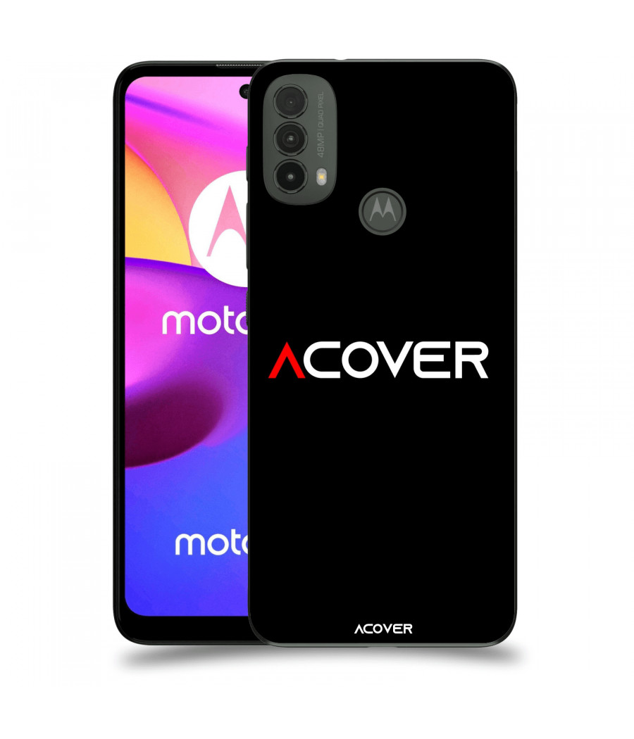 ACOVER Kryt na mobil Motorola Moto E40 s motivem ACOVER black