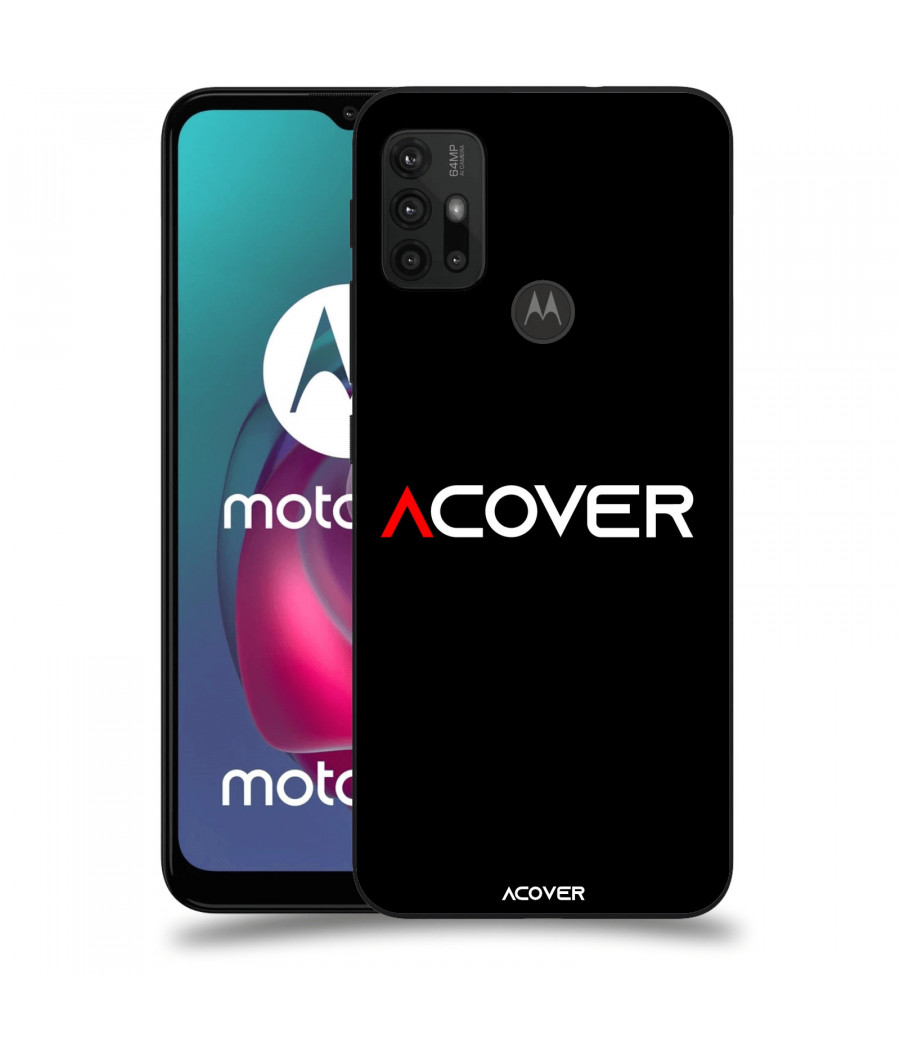 ACOVER Kryt na mobil Motorola Moto G30 s motivem ACOVER black