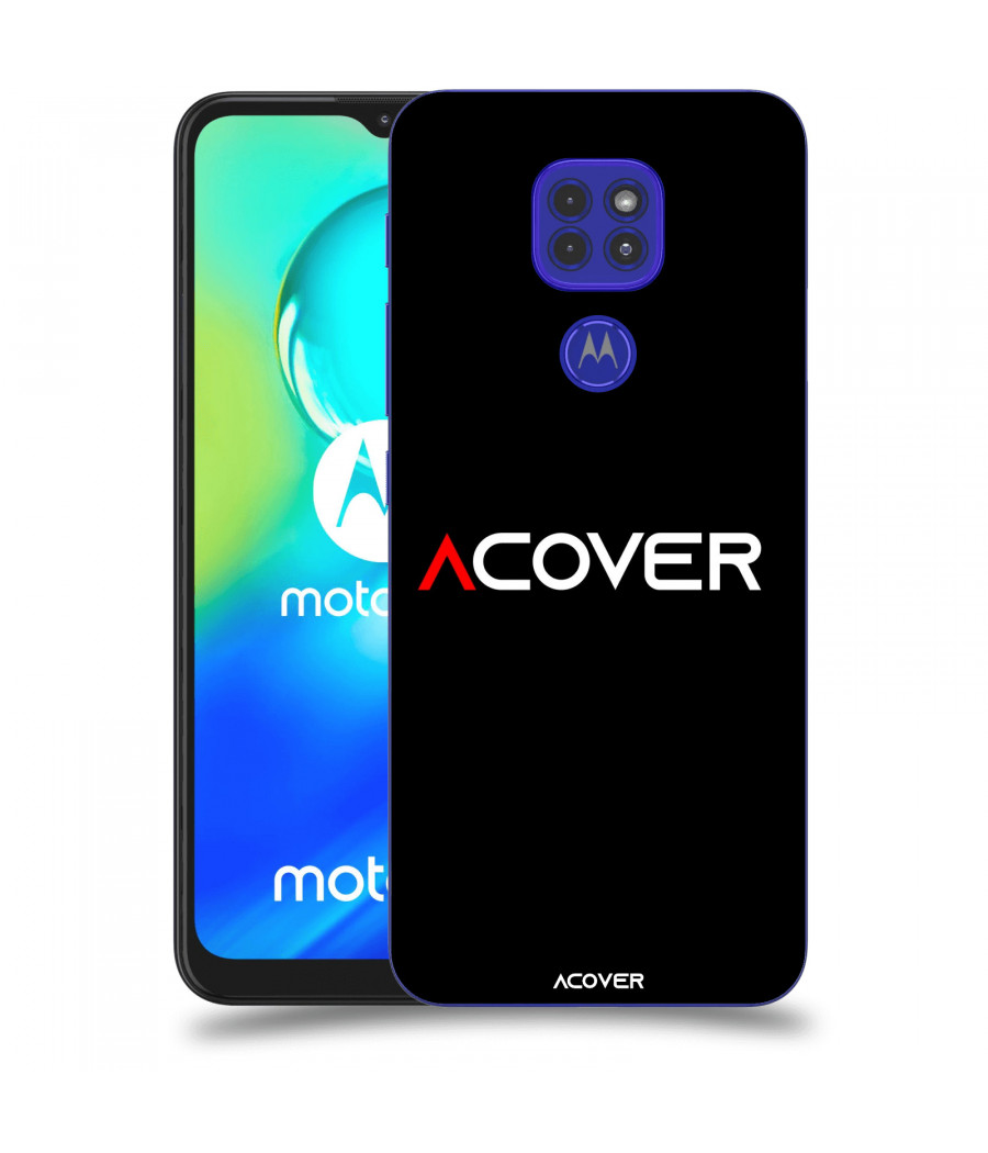ACOVER Kryt na mobil Motorola Moto G9 Play s motivem ACOVER black