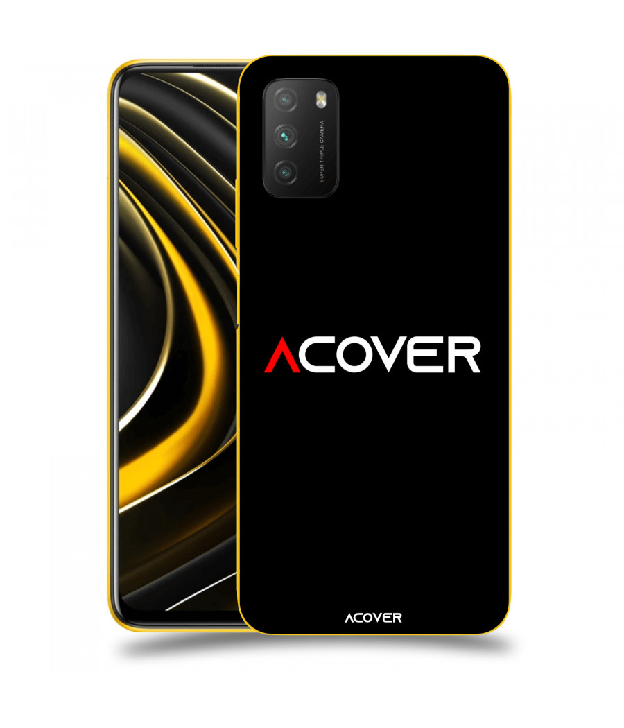 ACOVER Kryt na mobil Xiaomi Poco M3 s motivem ACOVER black
