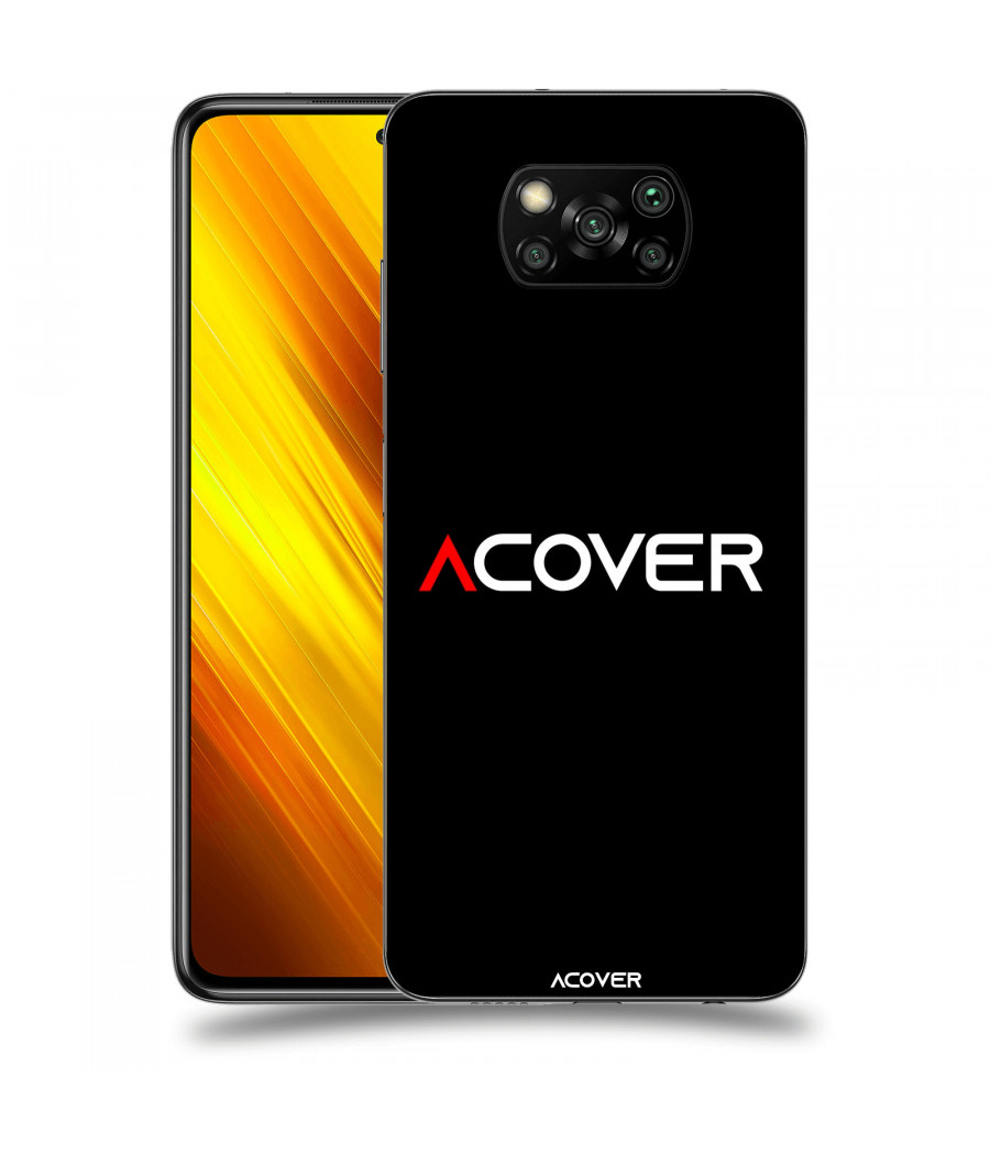 ACOVER Kryt na mobil Xiaomi Poco X3 s motivem ACOVER black