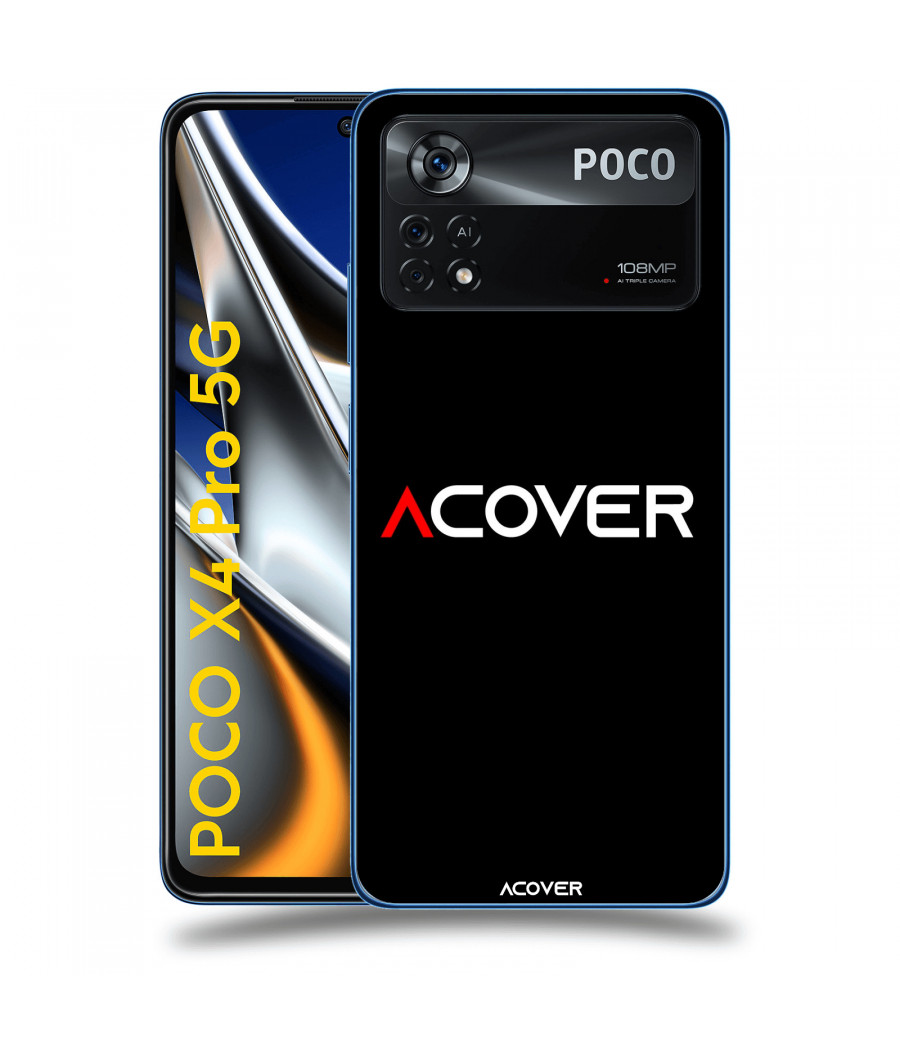 ACOVER Kryt na mobil Xiaomi Poco X4 Pro 5G s motivem ACOVER black