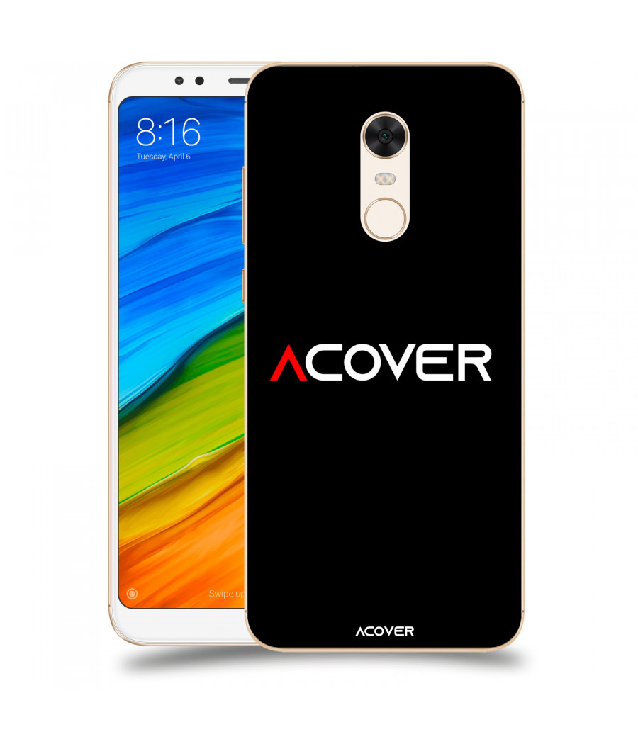 ACOVER Kryt na mobil Xiaomi Redmi 5 Plus Global s motivem ACOVER black