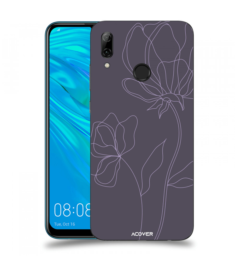 ACOVER Kryt na mobil Huawei P Smart 2019 s motivem Line Flower II