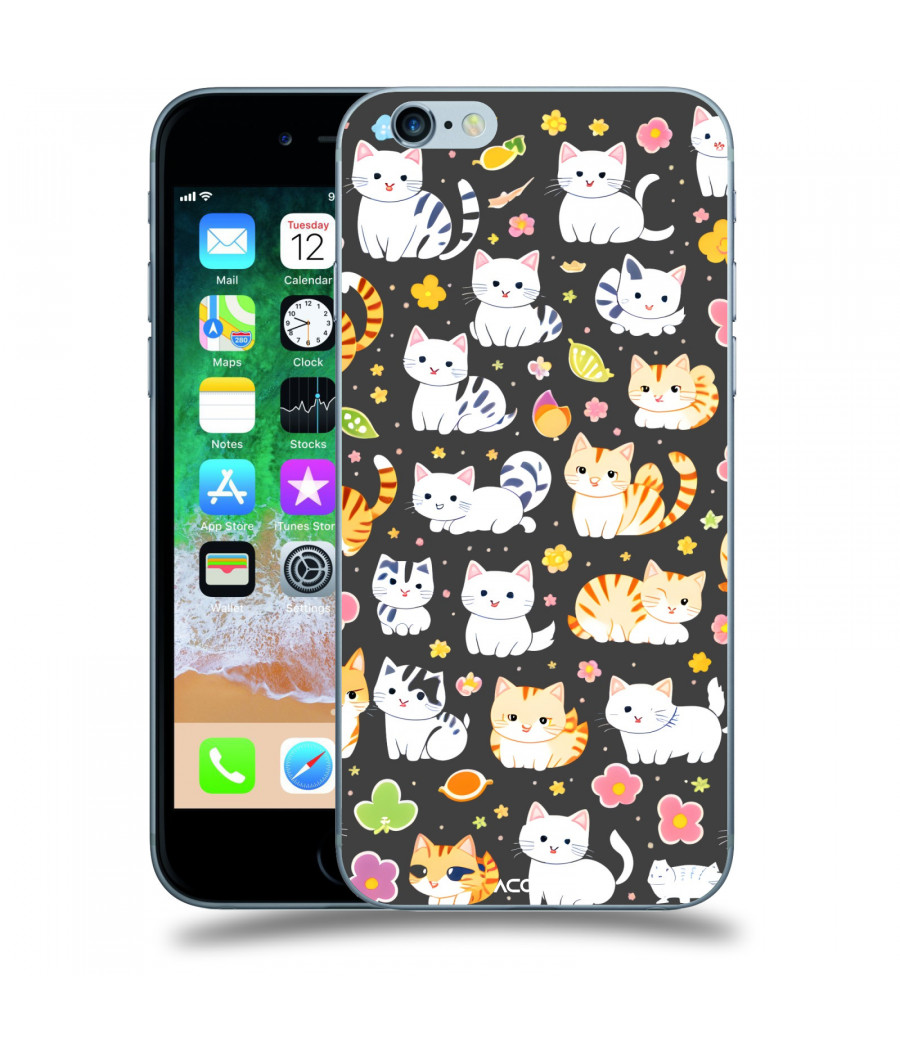 ACOVER Kryt na mobil Apple iPhone 6/6S s motivem Little cats