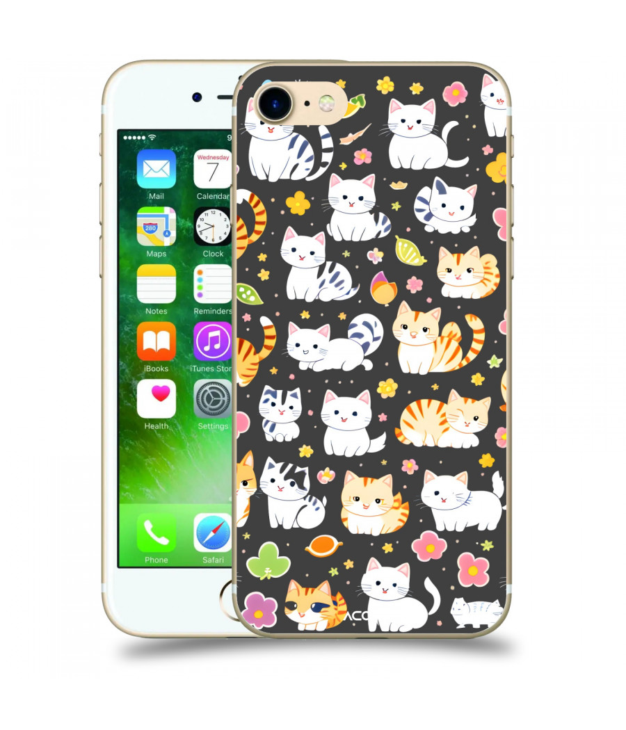 ACOVER Kryt na mobil Apple iPhone 7 s motivem Little cats