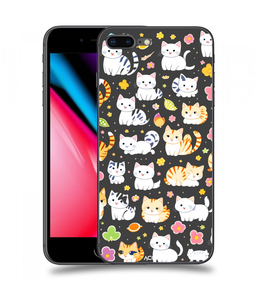 ACOVER Kryt na mobil Apple iPhone 8 Plus s motivem Little cats