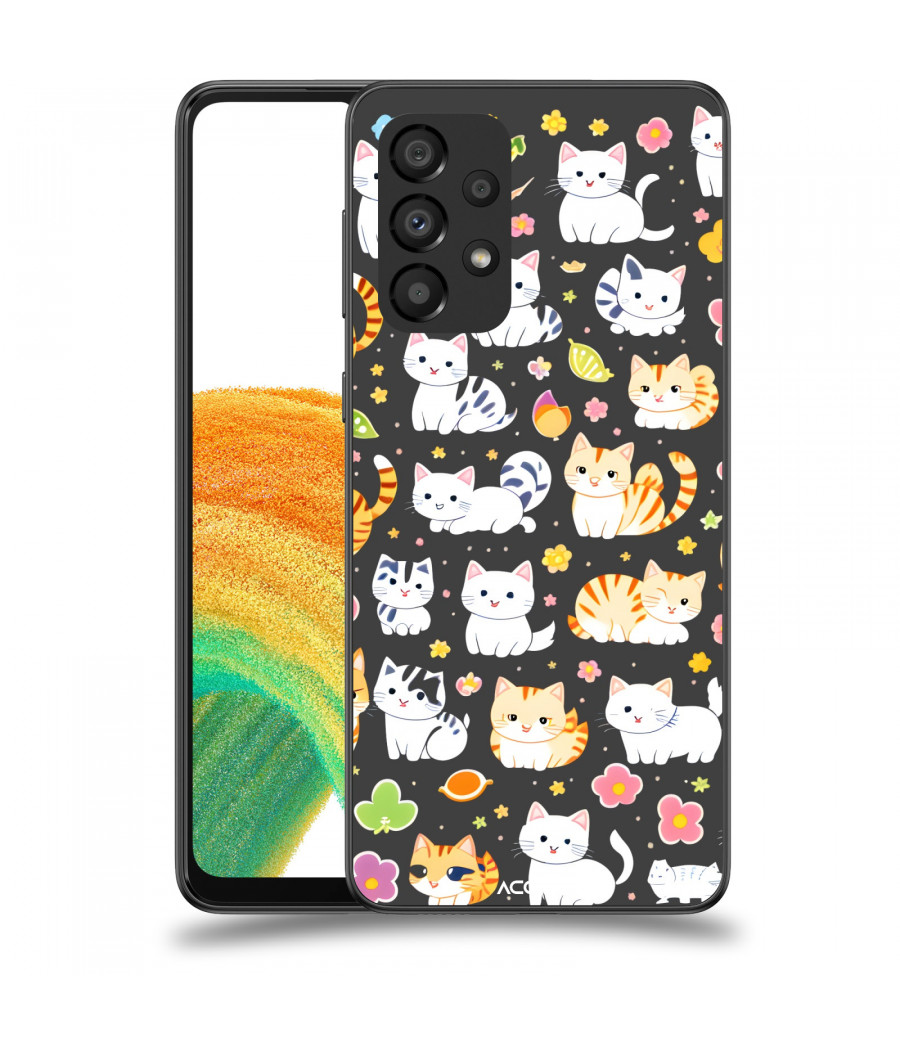ACOVER Kryt na mobil Samsung Galaxy A33 5G A336 s motivem Little cats