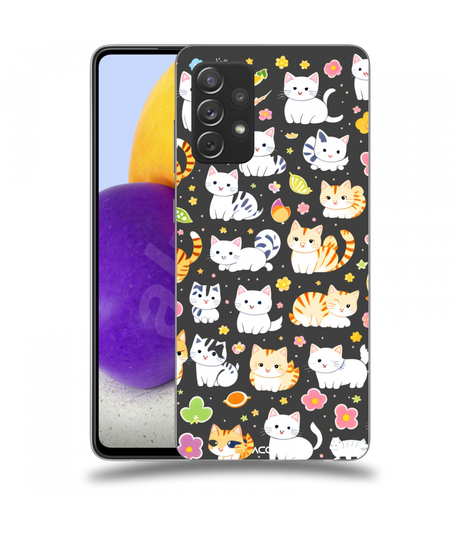 ACOVER Kryt na mobil Samsung Galaxy A73 5G s motivem Little cats