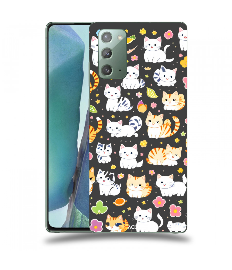 ACOVER Kryt na mobil Samsung Galaxy Note 20 s motivem Little cats