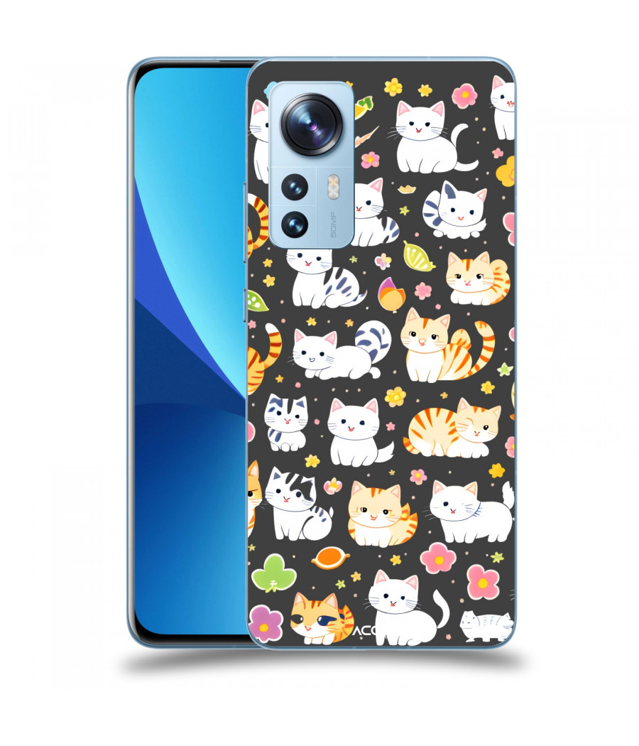 ACOVER Kryt na mobil Xiaomi 12 s motivem Little cats