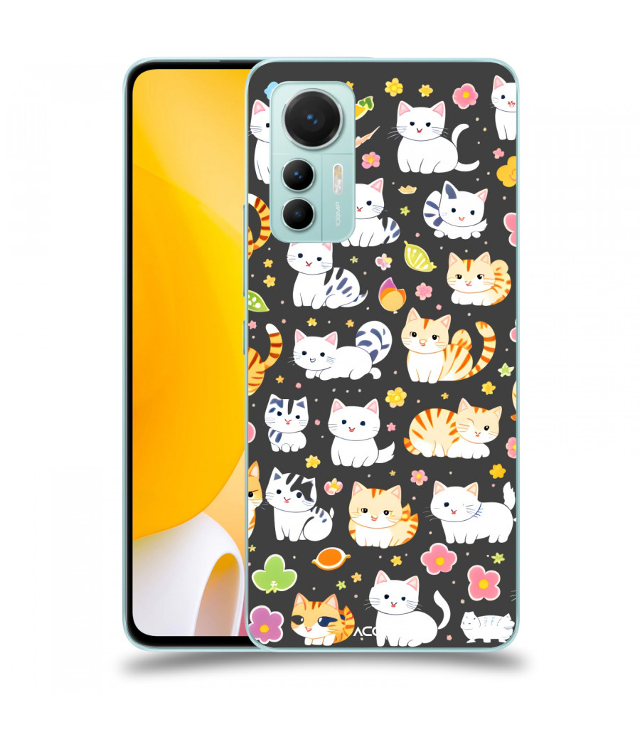 ACOVER Kryt na mobil Xiaomi 12 Lite s motivem Little cats