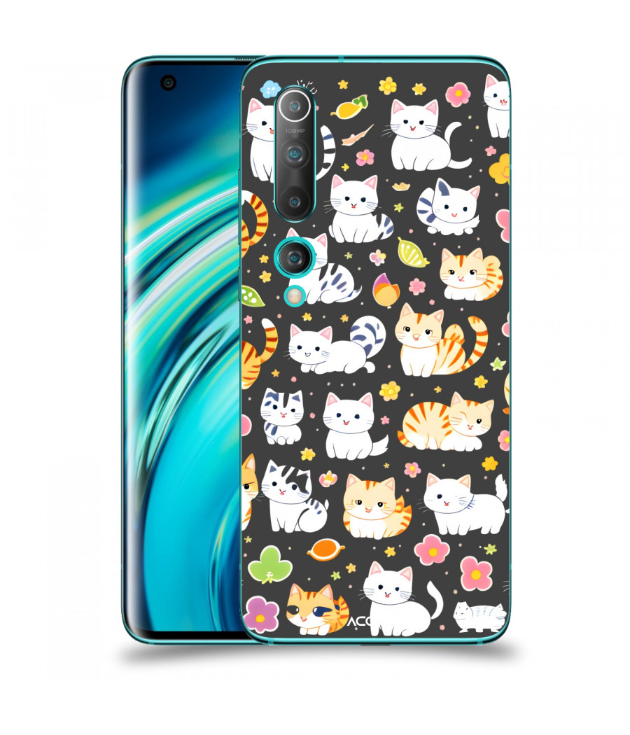 ACOVER Kryt na mobil Xiaomi Mi 10 s motivem Little cats