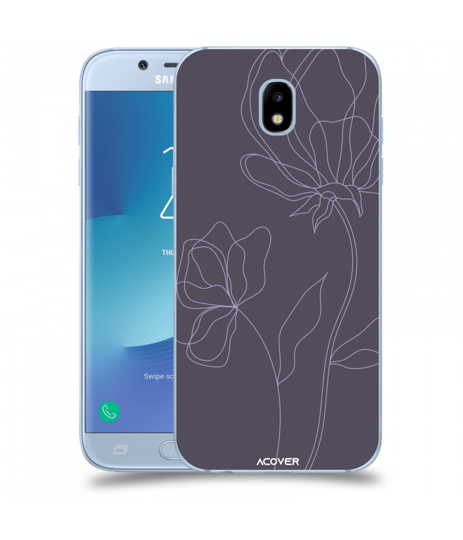 ACOVER Kryt na mobil Samsung Galaxy J5 2017 J530F s motivem Line Flower II