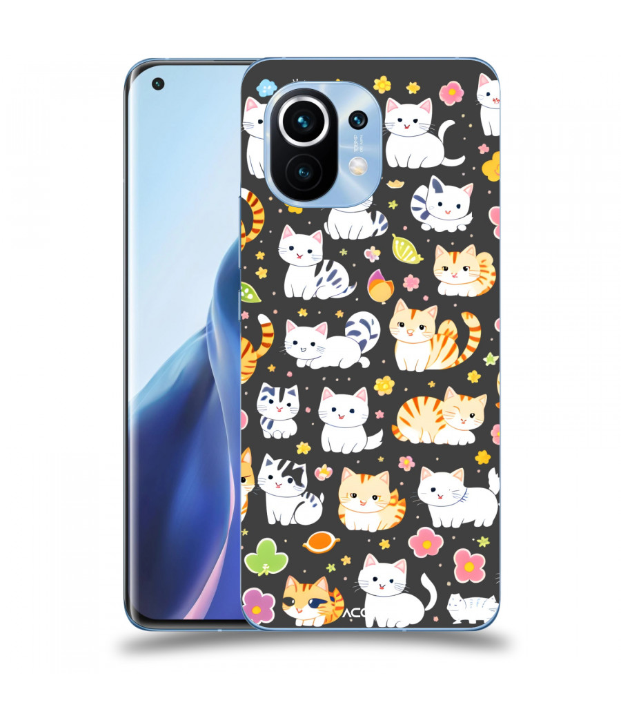 ACOVER Kryt na mobil Xiaomi Mi 11 s motivem Little cats