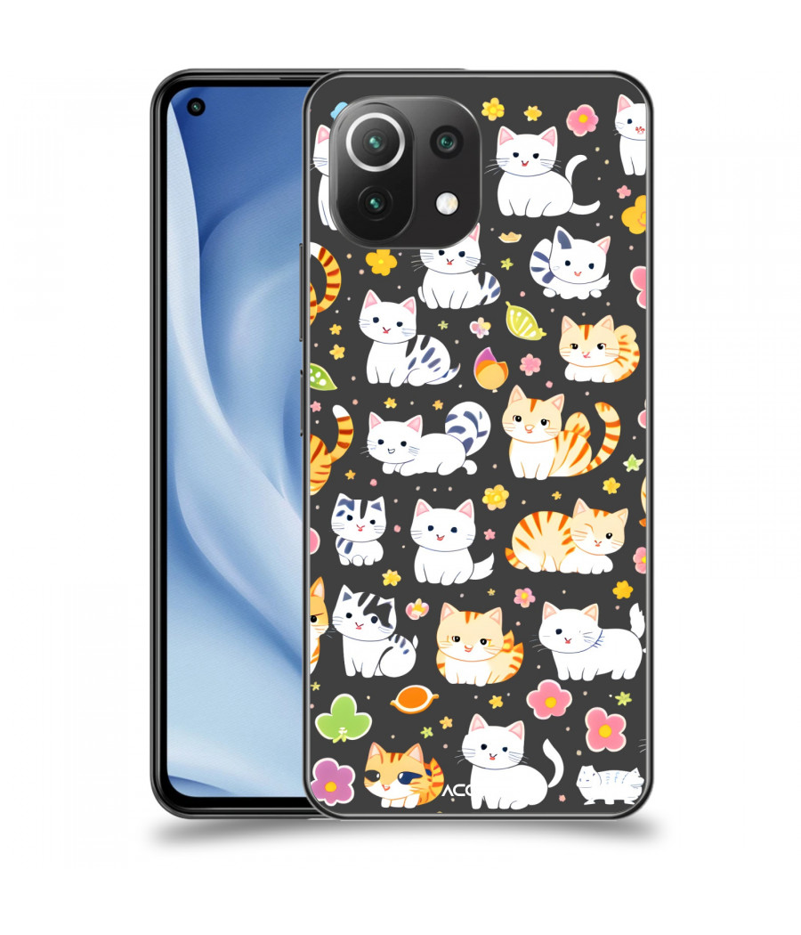 ACOVER Kryt na mobil Xiaomi Mi 11 Lite s motivem Little cats