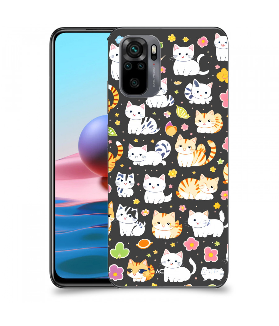 ACOVER Kryt na mobil Xiaomi Redmi Note 10 s motivem Little cats
