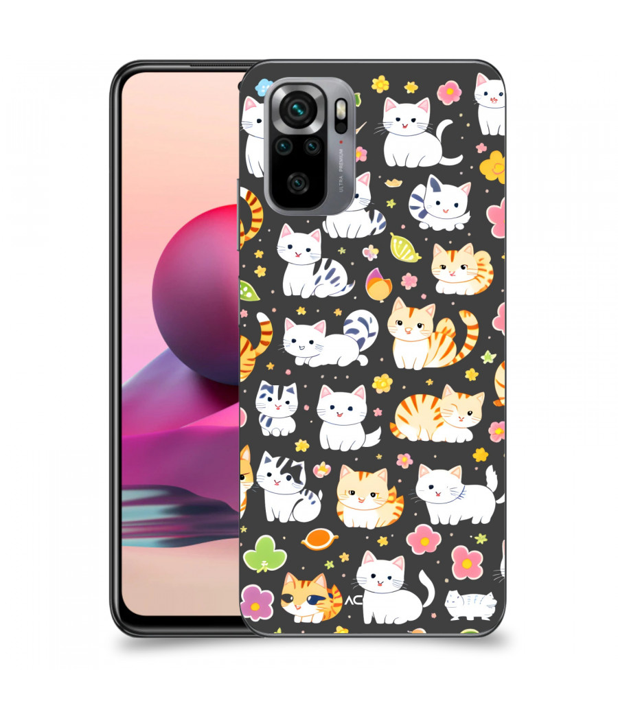 ACOVER Kryt na mobil Xiaomi Redmi Note 10S s motivem Little cats