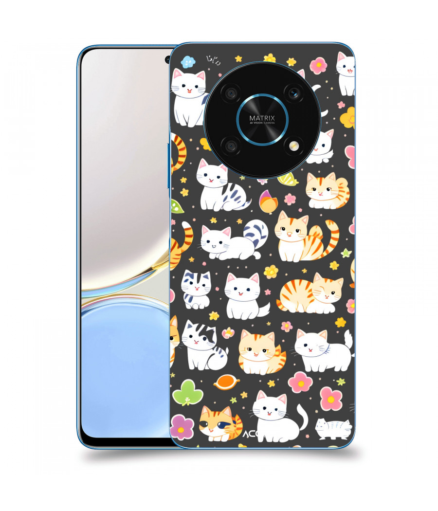 ACOVER Kryt na mobil Honor Magic 4 Lite 5G s motivem Little cats