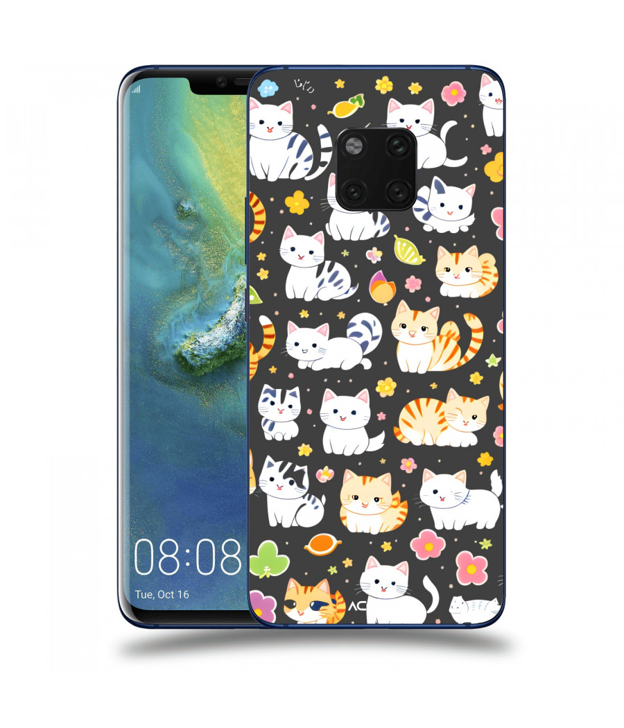 ACOVER Kryt na mobil Huawei Mate 20 Pro s motivem Little cats