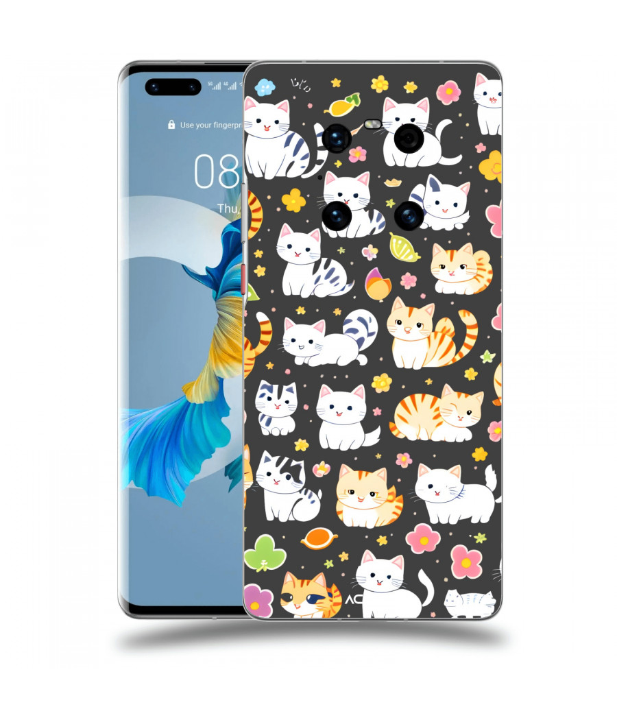 ACOVER Kryt na mobil Huawei Mate 40 Pro s motivem Little cats