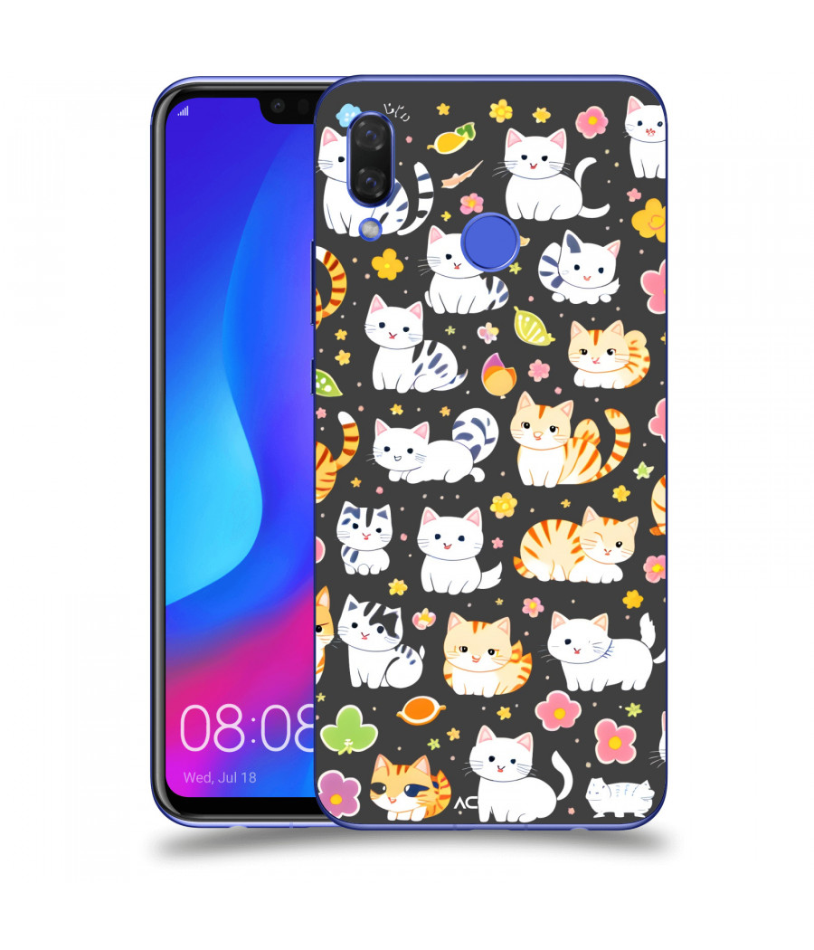 ACOVER Kryt na mobil Huawei Nova 3 s motivem Little cats