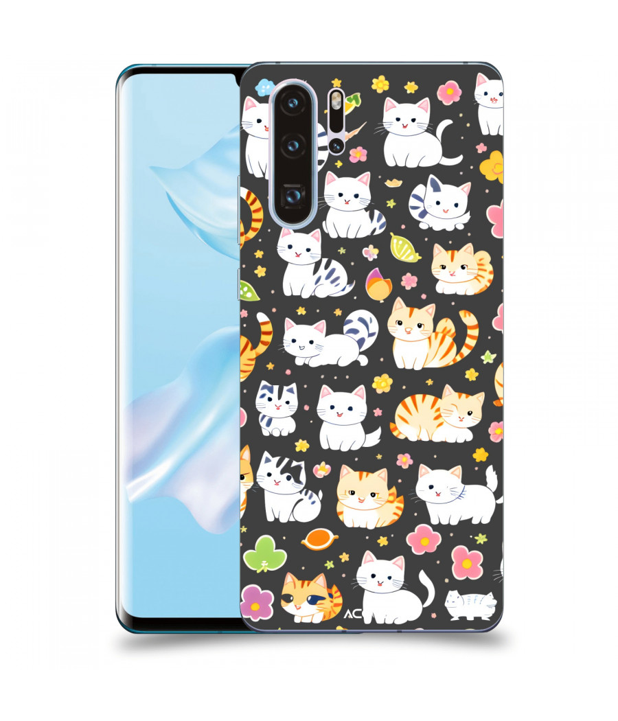 ACOVER Kryt na mobil Huawei P30 s motivem Little cats