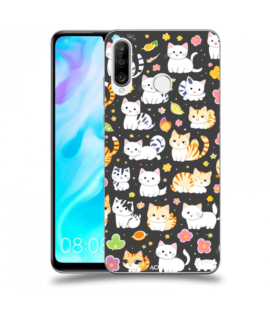 ACOVER Kryt na mobil Huawei P30 Lite s motivem Little cats