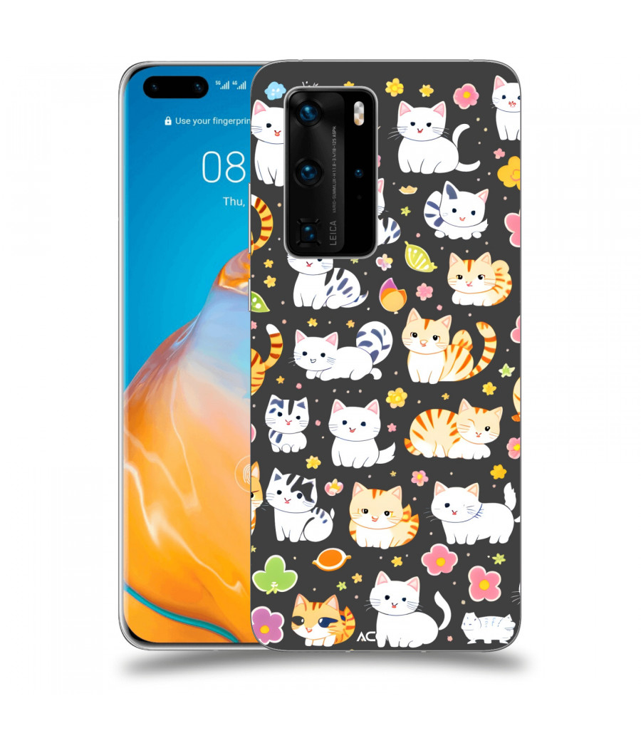 ACOVER Kryt na mobil Huawei P40 s motivem Little cats