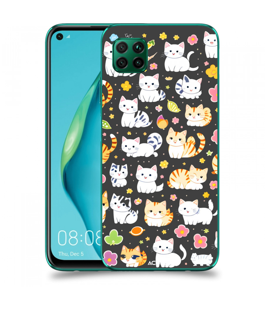ACOVER Kryt na mobil Huawei P40 Lite s motivem Little cats