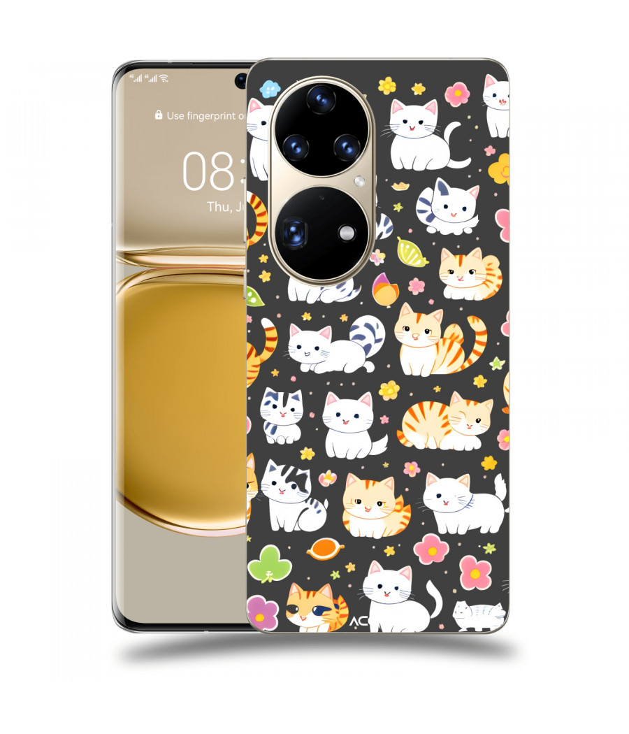 ACOVER Kryt na mobil Huawei P50 s motivem Little cats