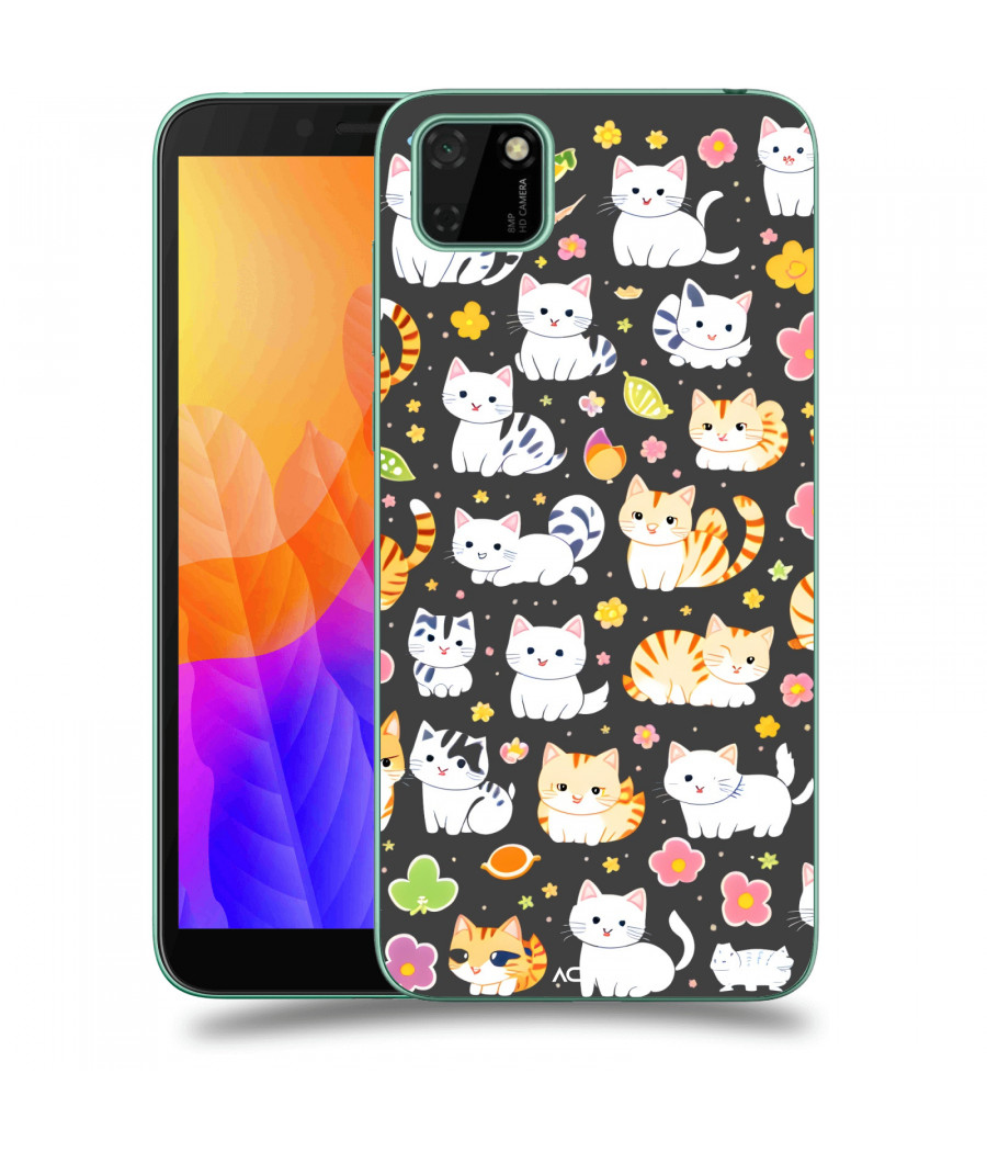 ACOVER Kryt na mobil Huawei Y5P s motivem Little cats