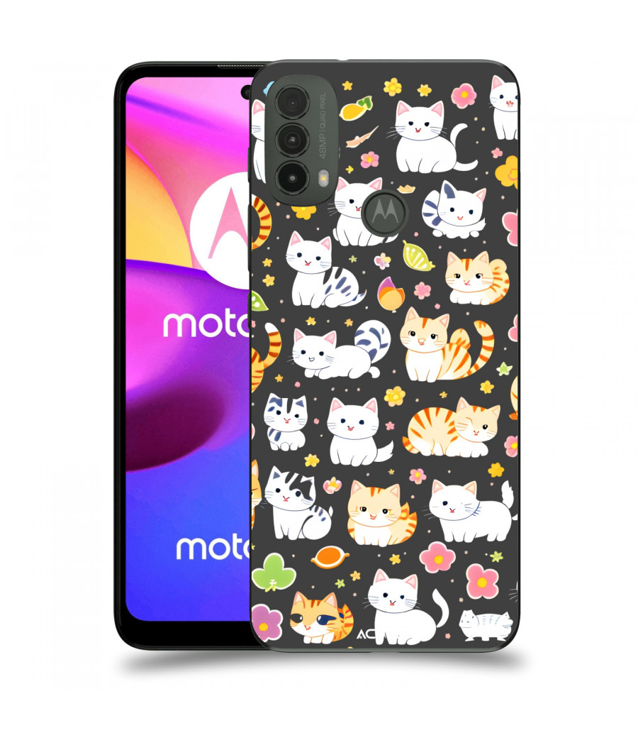 ACOVER Kryt na mobil Motorola Moto E40 s motivem Little cats