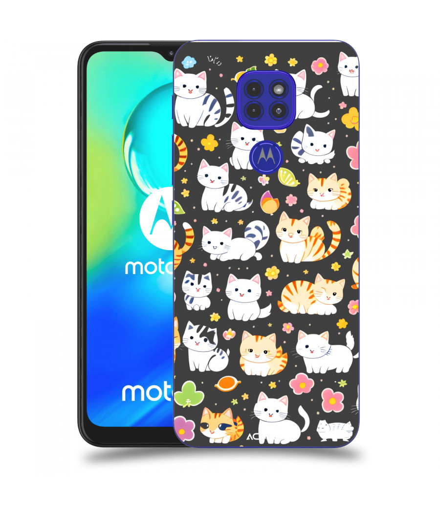 ACOVER Kryt na mobil Motorola Moto G9 Play s motivem Little cats