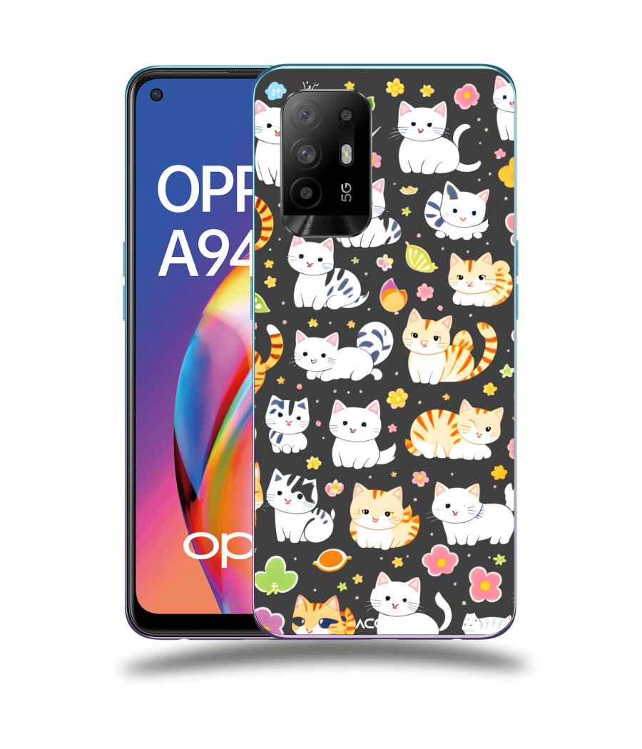 ACOVER Kryt na mobil OPPO A94 5G s motivem Little cats