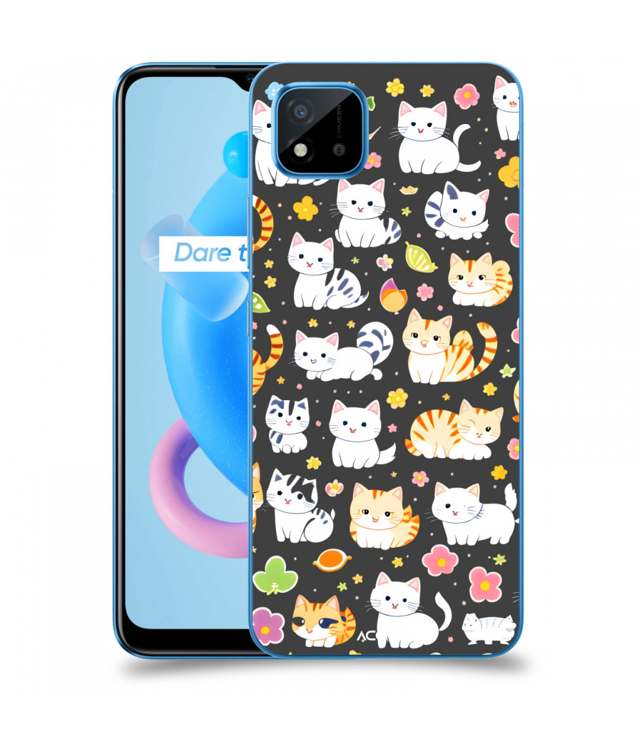 ACOVER Kryt na mobil Realme C11 (2021) s motivem Little cats