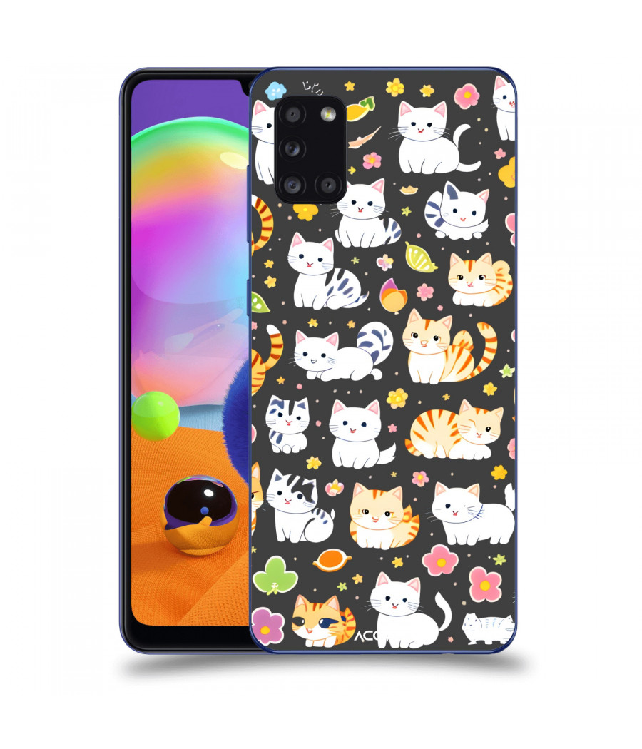 ACOVER Kryt na mobil Samsung Galaxy A31 A315F s motivem Little cats