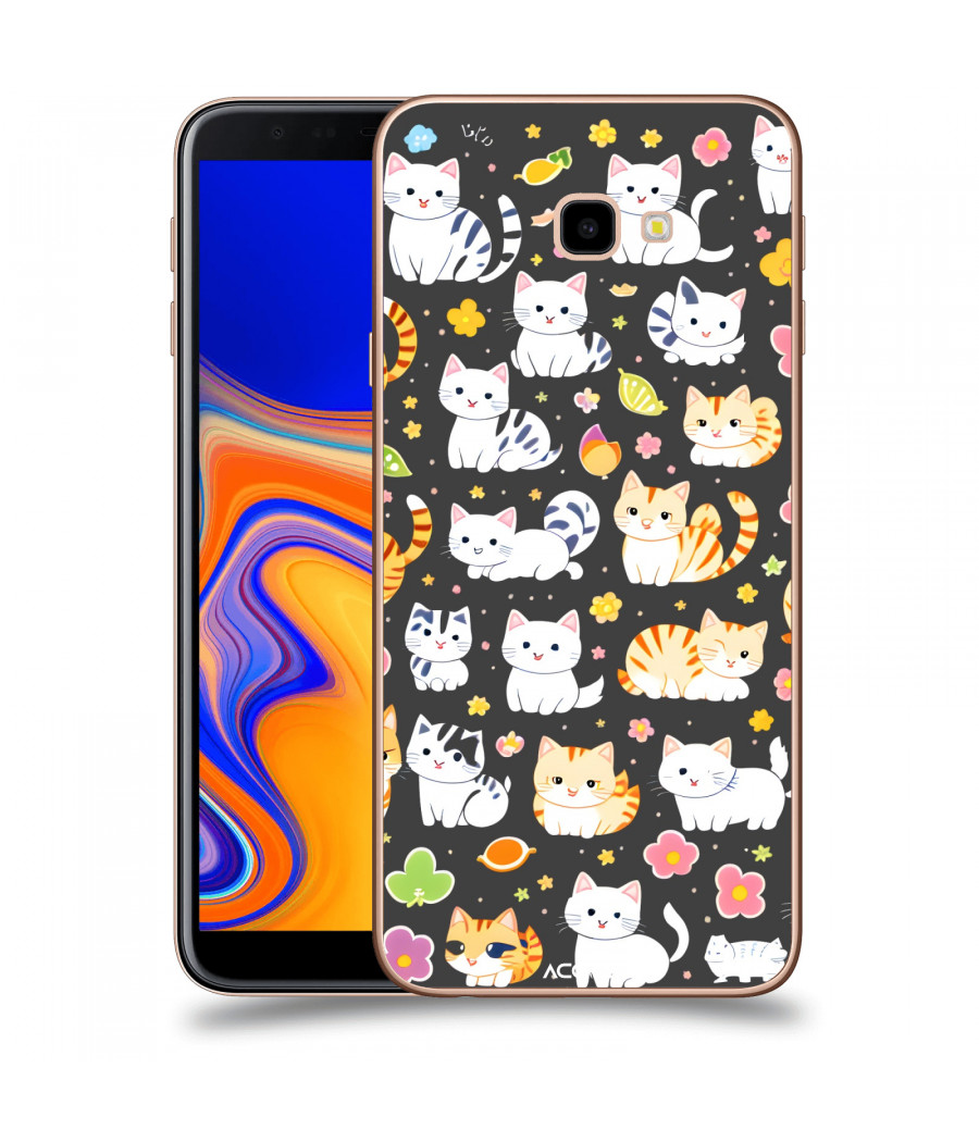 ACOVER Kryt na mobil Samsung Galaxy J4+ J415F s motivem Little cats