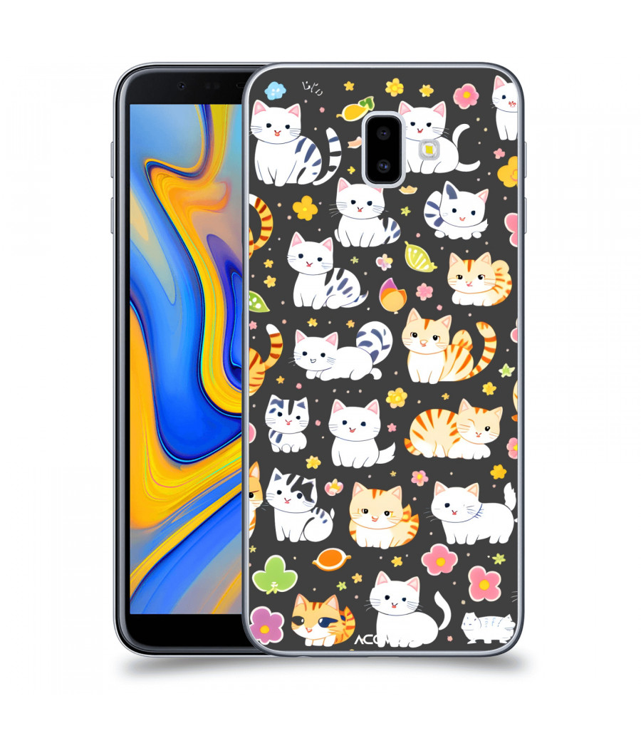 ACOVER Kryt na mobil Samsung Galaxy J6+ J610F s motivem Little cats