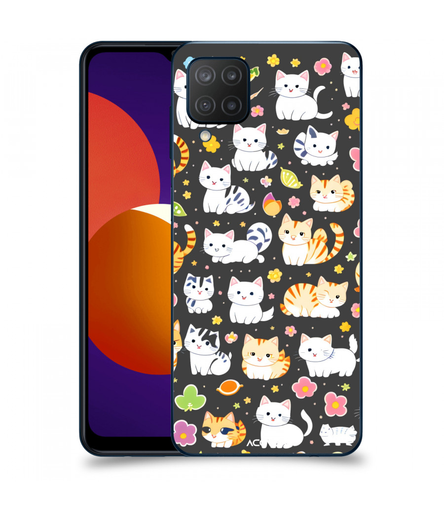 ACOVER Kryt na mobil Samsung Galaxy M12 M127F s motivem Little cats