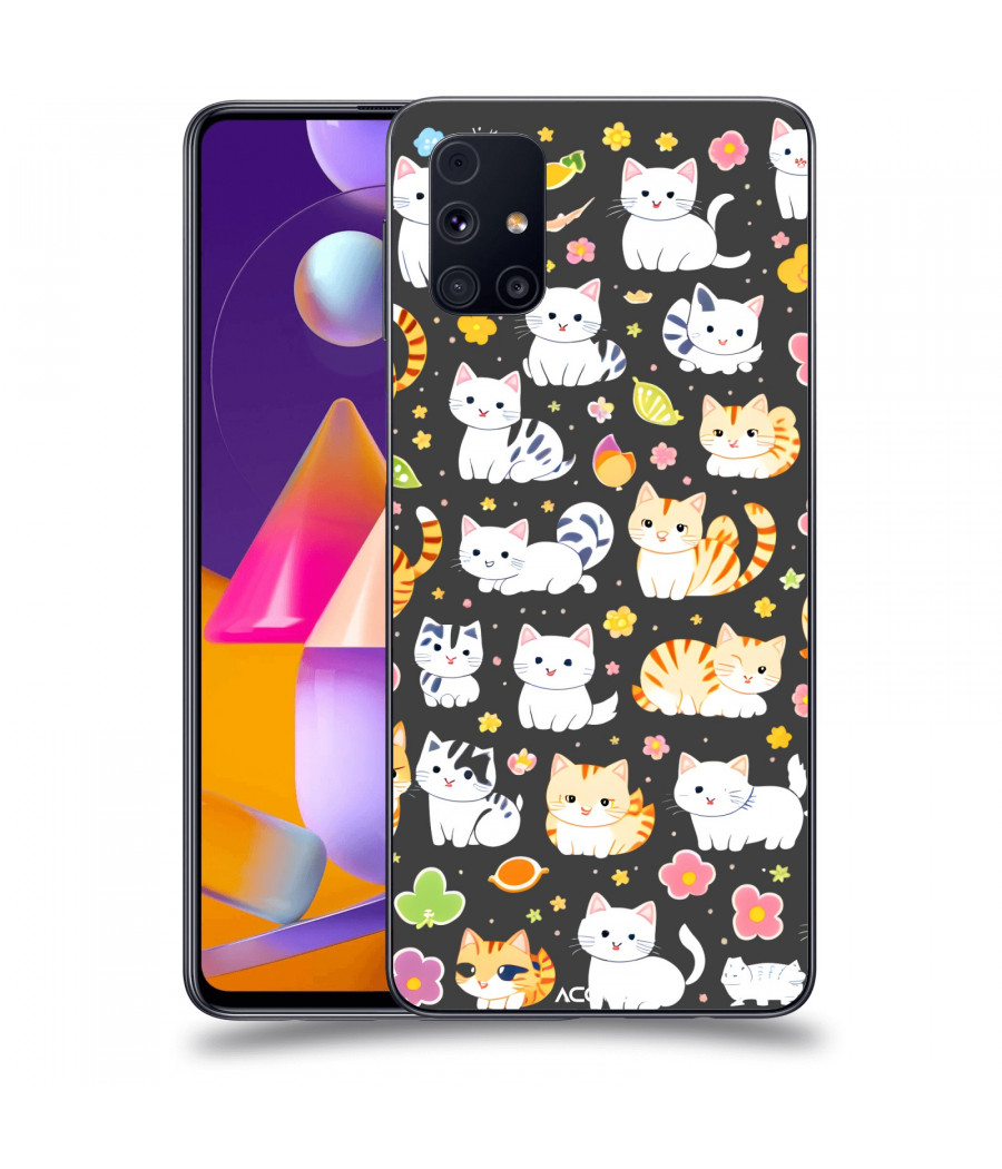 ACOVER Kryt na mobil Samsung Galaxy M31s s motivem Little cats