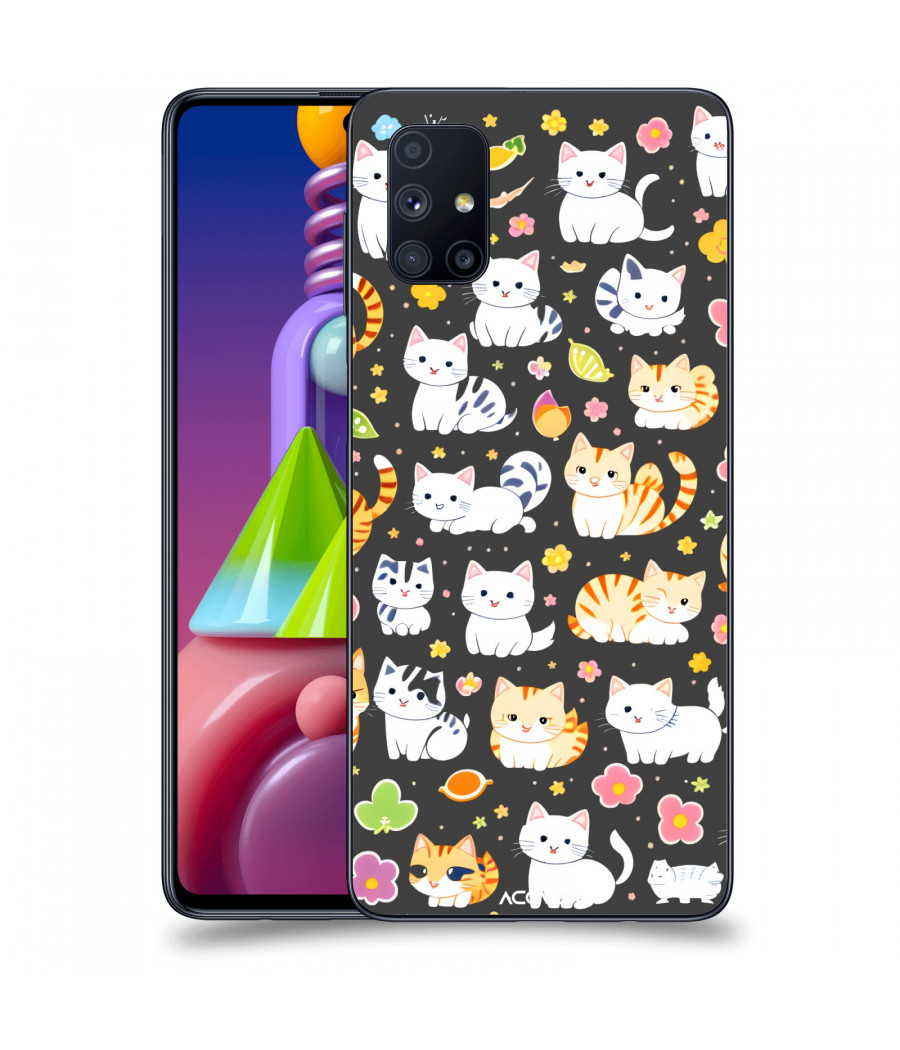 ACOVER Kryt na mobil Samsung Galaxy M51 M515F s motivem Little cats