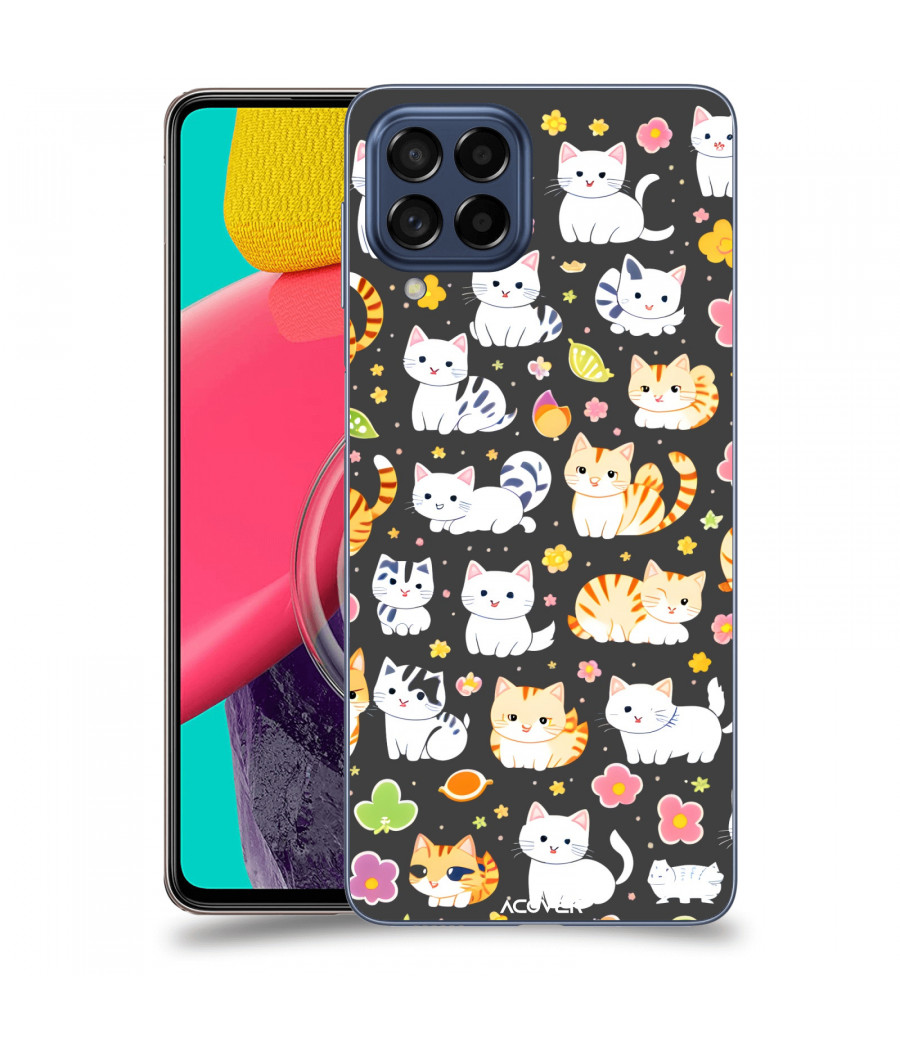 ACOVER Kryt na mobil Samsung Galaxy M53 5G s motivem Little cats